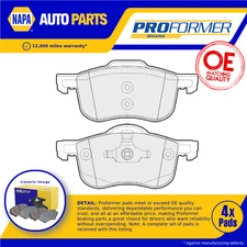 Brake Pads Set fits VOLVO S60 Mk1 2.4D Front 01 to 10 Proformer 272401 New