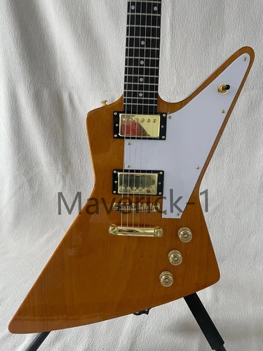 1958 Korina Explorer Electric Guitar Gold Hardware HH Pickups Original Wood