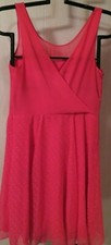 Express Womans orange Knee Length Sleeveless Dress Size 2 T3-13