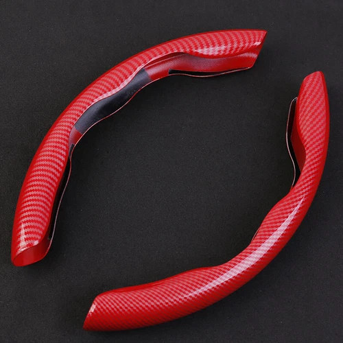 Carbon Fiber Red Car Steering Wheel Booster Cover Accessories For Mercedes-Benz - Bild 14 von 20