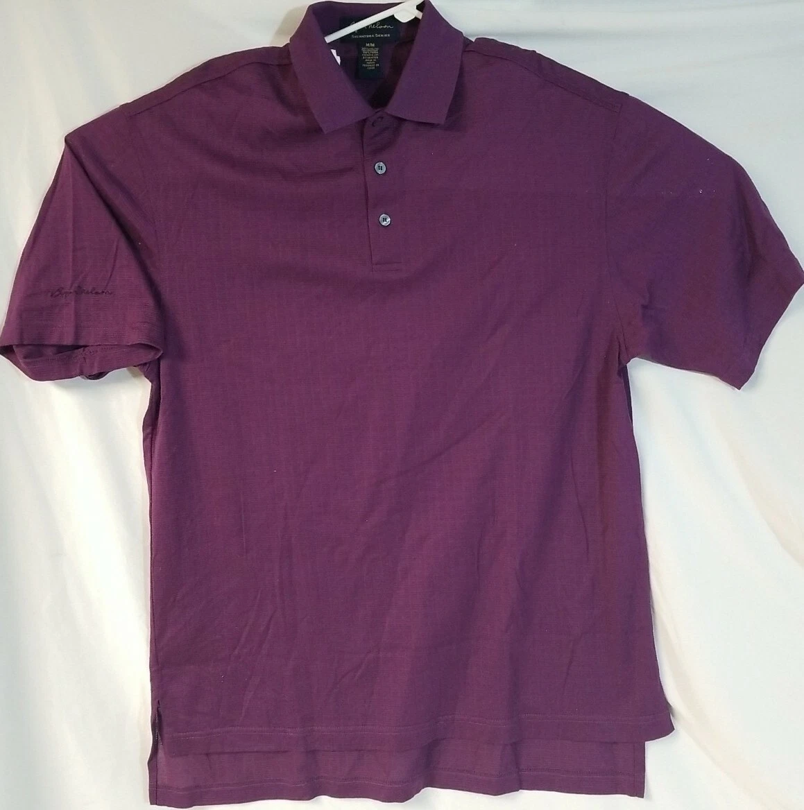 Byron Nelson Signature Series Polo Short Sleeve Golf Shirt Mens