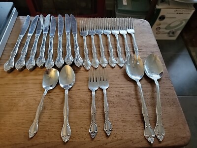 Vintage Imperial Stainless Flatware USA Lot Of 22 Pcs | eBay