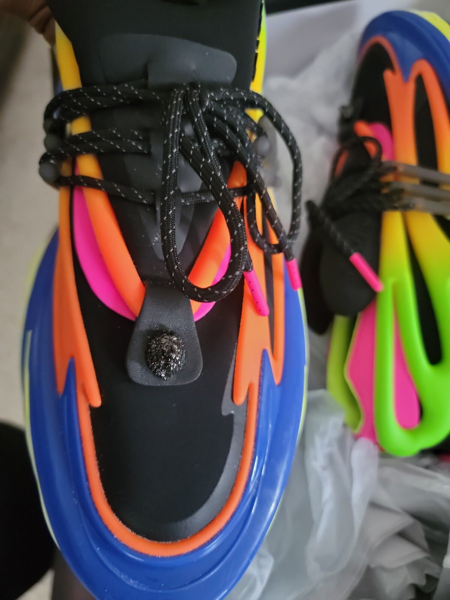 【関税＆送料込み】Balmain Unicorn Chunky Sneakers Balmain Men's Unicorn Low Top Neoprene Chunky Sneakers Size
