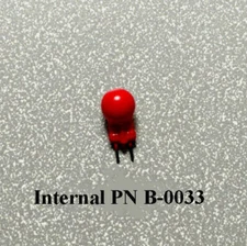 1 or more NEW #19 Opaque Red Bulb, (AKA 19OR or 19-301) Repair Part For Lionel 