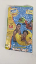 Vintage 2002 Bestway 24" Animal Shaped Swim Rings Surf & Sun New