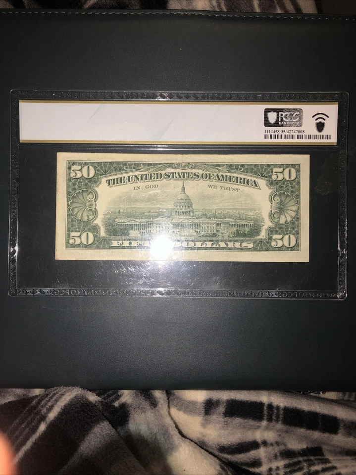 FR. 2114-L* $50 1969 Star Note San Francisco Sign: Elston, Connally - Image 2 of 2