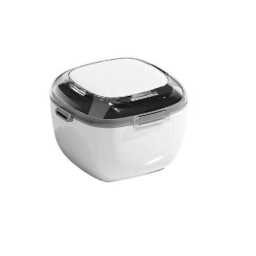 Sealed Orthodontic Retainer Storage Case Denture Soaking Cleaning Box Travel - Picture 12 of 14