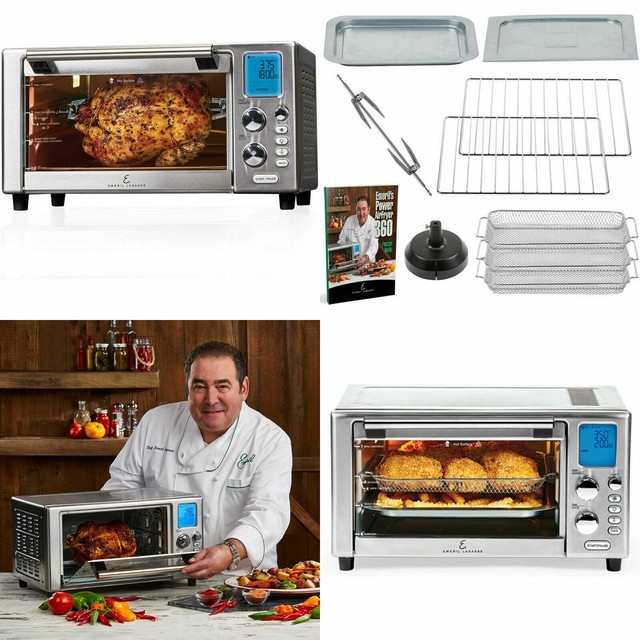 Emeril Lagasse Power Air Fryer 360 Standard & XL MAX Accessory Pack