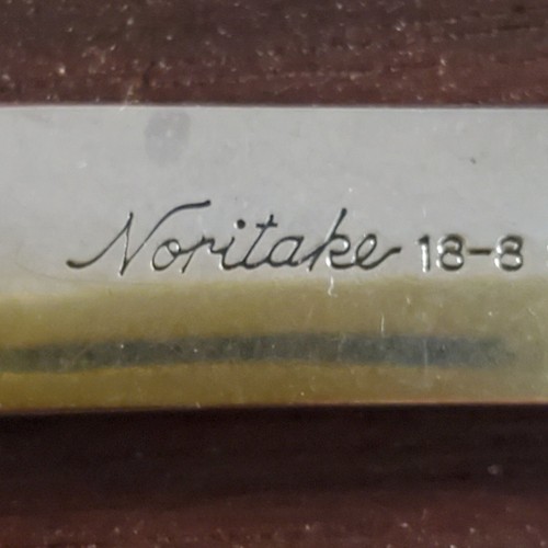 Vtg MCM Noritake Eros Cheese ButterKnife Replacement Retired GreekKey Serpentine - Picture 4 of 4