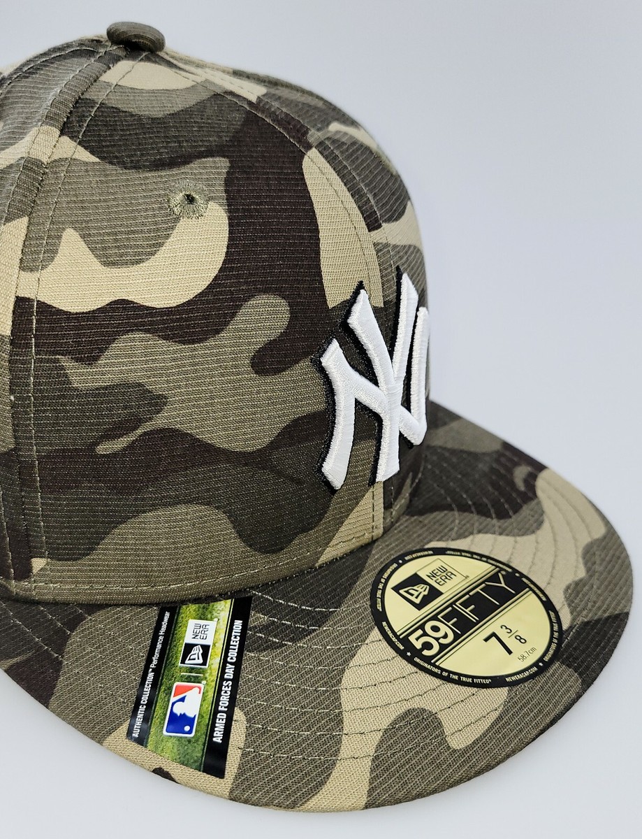 New NY Yankees New Era Camo Armed Forces Day OnField 59FIFTY