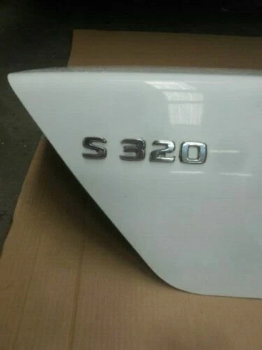 94-99 Mercedes W140 S320 S420 S500 White Trunk Lid Shell Panel LOCAL PICK UP - Image 2 of 4
