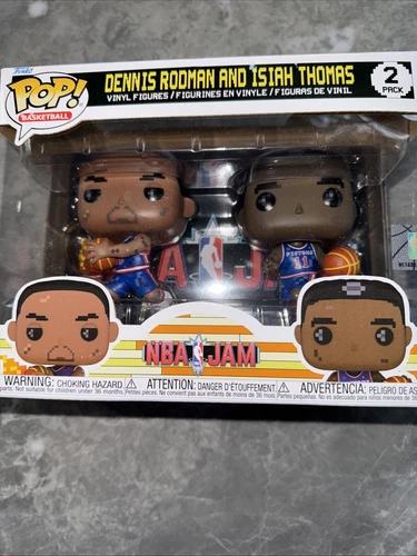 Funko Pop Basketball: DENNIS RODMAN and ISIAH THOMAS 2-Pack NBA JAM Exclusive