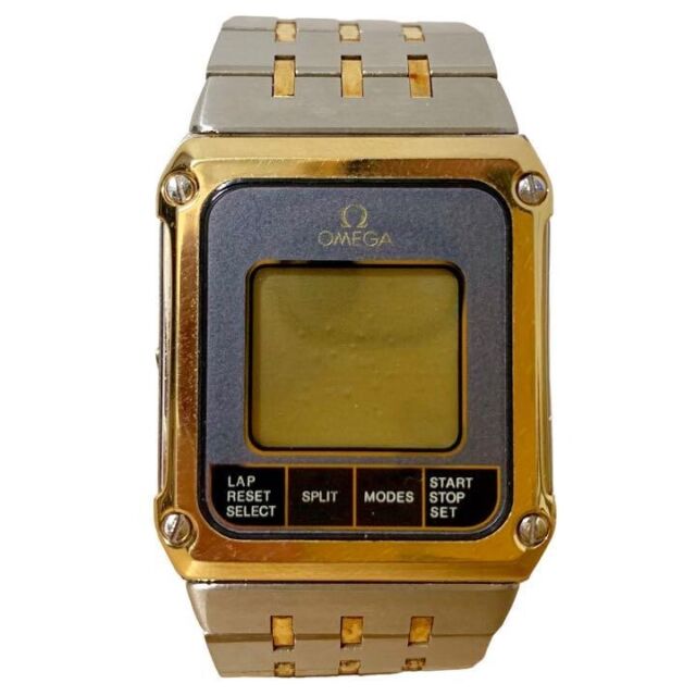 JUNK OMEGA RESIVER EQUINOXE DIGITAL Analog dual watch Quartz CB9525
