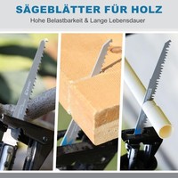 Ezarc SäBelsäGebläTter 5Tlg Holz 300Mm 5TPI