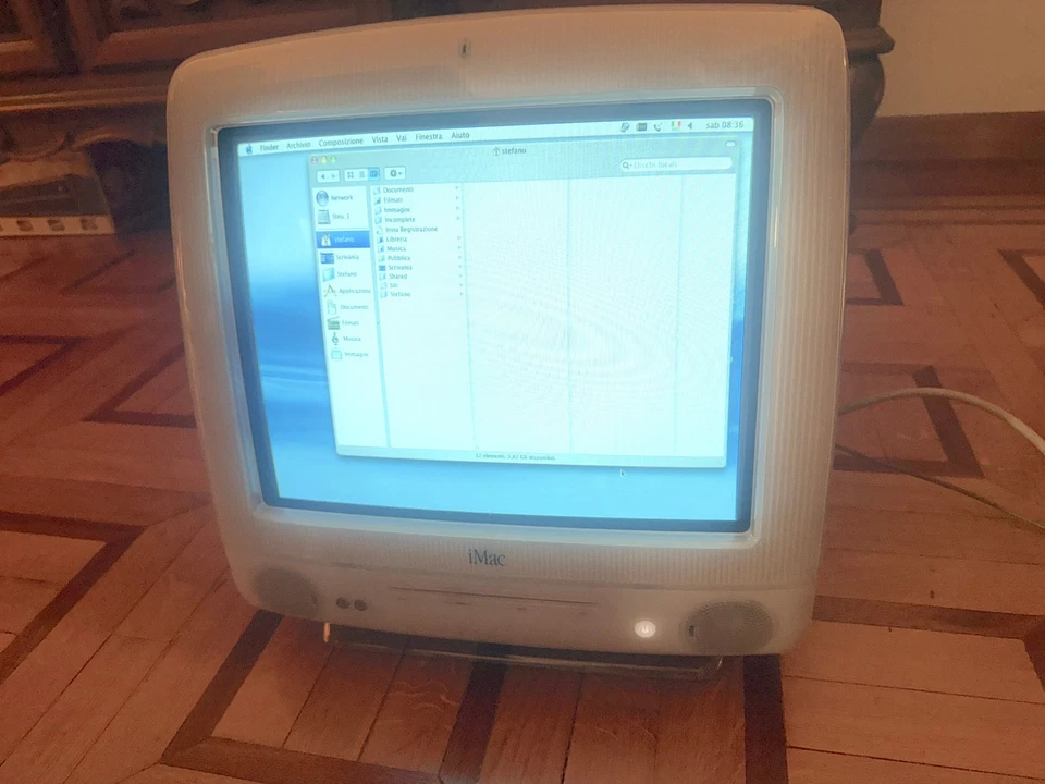 Apple iMac G3 M5521 Flower Power PowerPC G3 500MHz - Anno 2001 - Immagine 3 di 4