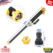 Hydro Jet High Pressure Power Washer Water Spray Gun Nozzle For Garden Car Hose