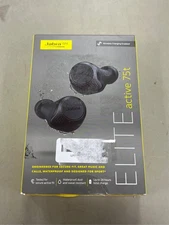 Jabra Elite 75t– True Wireless Earbuds with Charging Case, Titanium Black – Acti