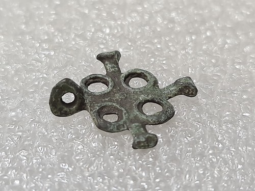 Antique bronze pectoral cross. Kievan Rus. - Picture 4 of 8