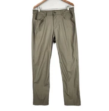 Swiss Tech Men's Outdoor Performance Travel Pants 36 x 32 Green Light Weight