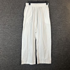 USA scrubs Woman&rsquo;s Scrunch Waist White Scrubs Size Medium Petit