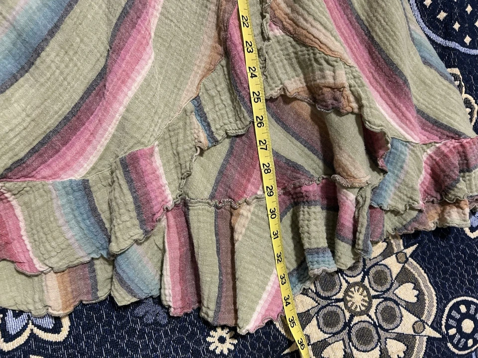 Tasha Polizzi Women's Striped Southwestern Skirt Size Large - Image 4 of 4