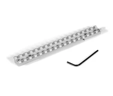 EGW Picatinny Rail 0 MOA For Savage Shortened 220 Slug Gun Matte Silver - 41101S