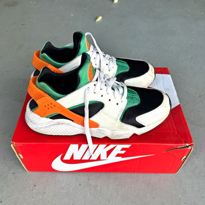 Nike Air Huarache Miami Hurricanes White/Orange/Green/Black DD1068-111