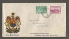 Canada 2 first day covers, Talbot 268-271, 272-273, complete peace set[787-8