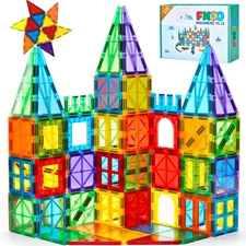 Magnetic Tiles, 110PCS Magnet Building Set, Magnetic Building Blocks,Constructio