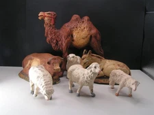 Vintage Lot Assorted Composite of Christmas Nativity Animals