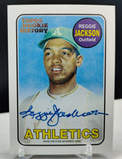 Reggie Jackson #/30 AUTO Rookie History 2018 Topps Archives RHA-RJ Oakland A's
