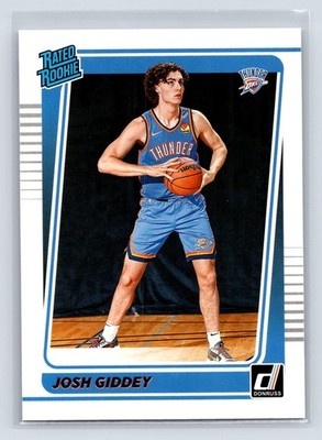 Josh Giddey 2021-22 Donruss #202 Oklahoma City Thunder RC 1-9