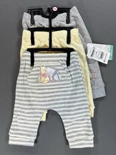 Winnie The Pooh Disney Baby 3 Piece one piece pant set 0/3 Months. NWT