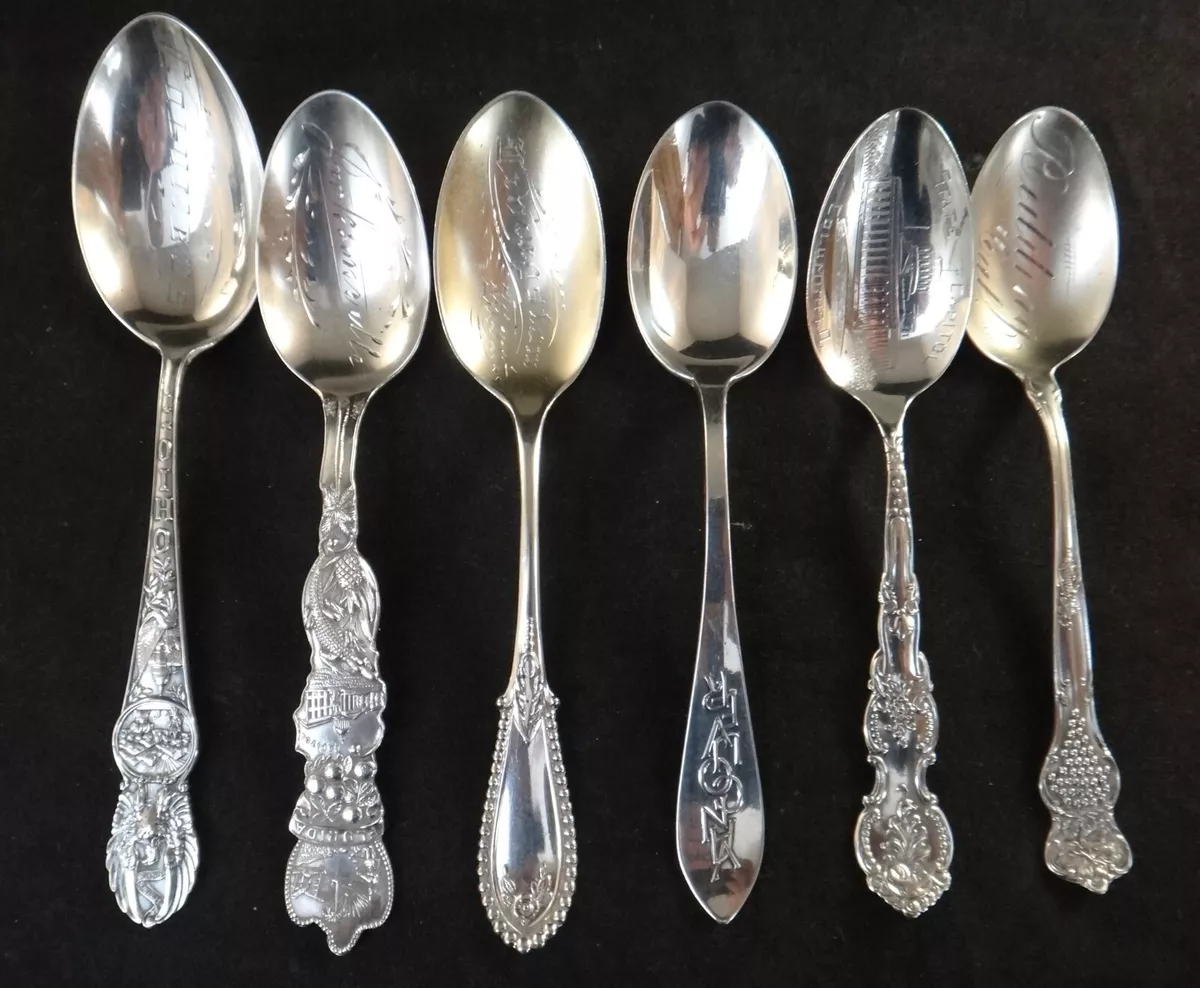 Silver souvenir hotsell spoons