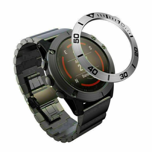 1x Metal Bezel Ring Guard Bumper Cover Frame For Garmin Fenix 5X /5X Plus Watch - Picture 16 of 20