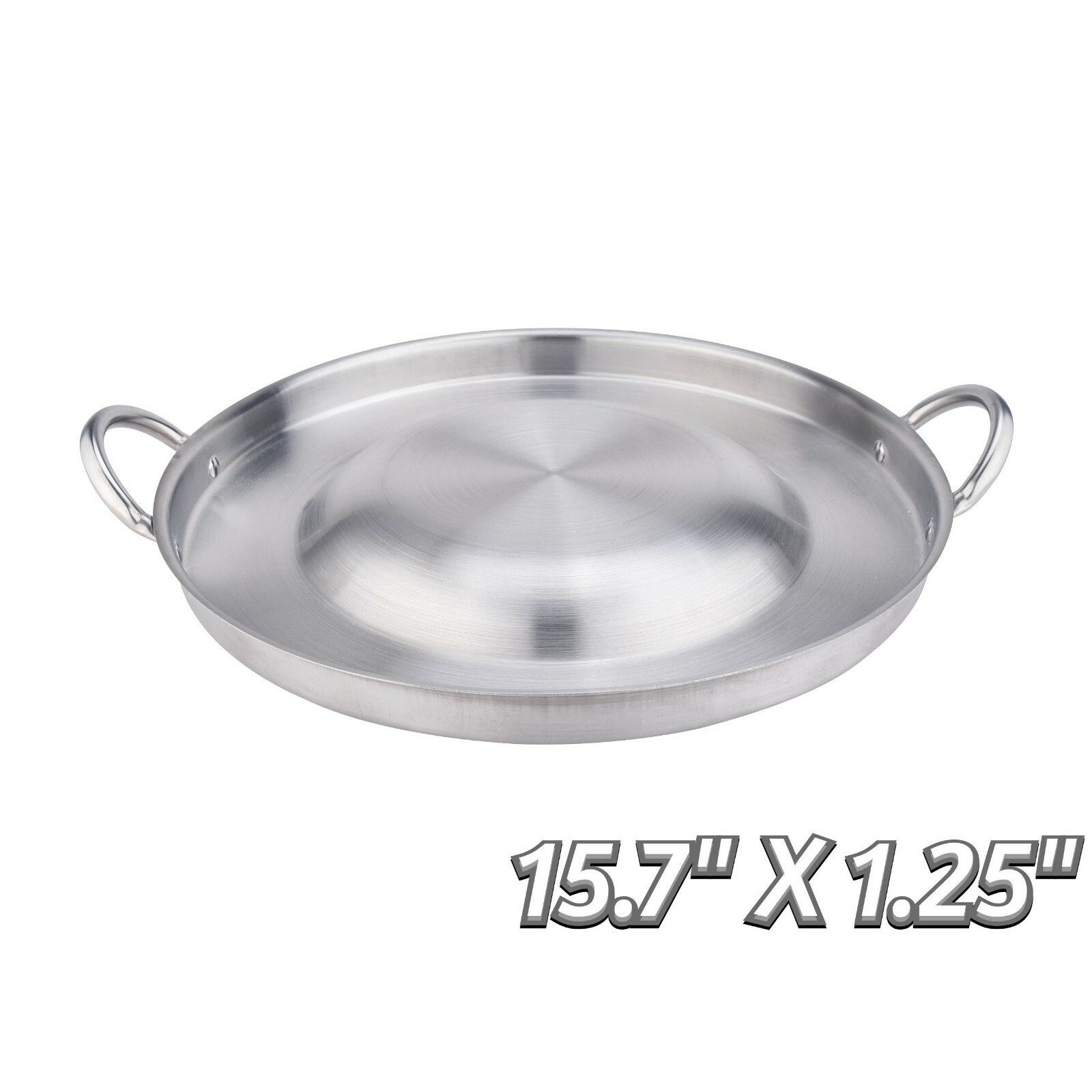 Stainless Steel Wok Comal Cazo Griddle Cook Tortillas Sear Meat 15.7INCH eBay