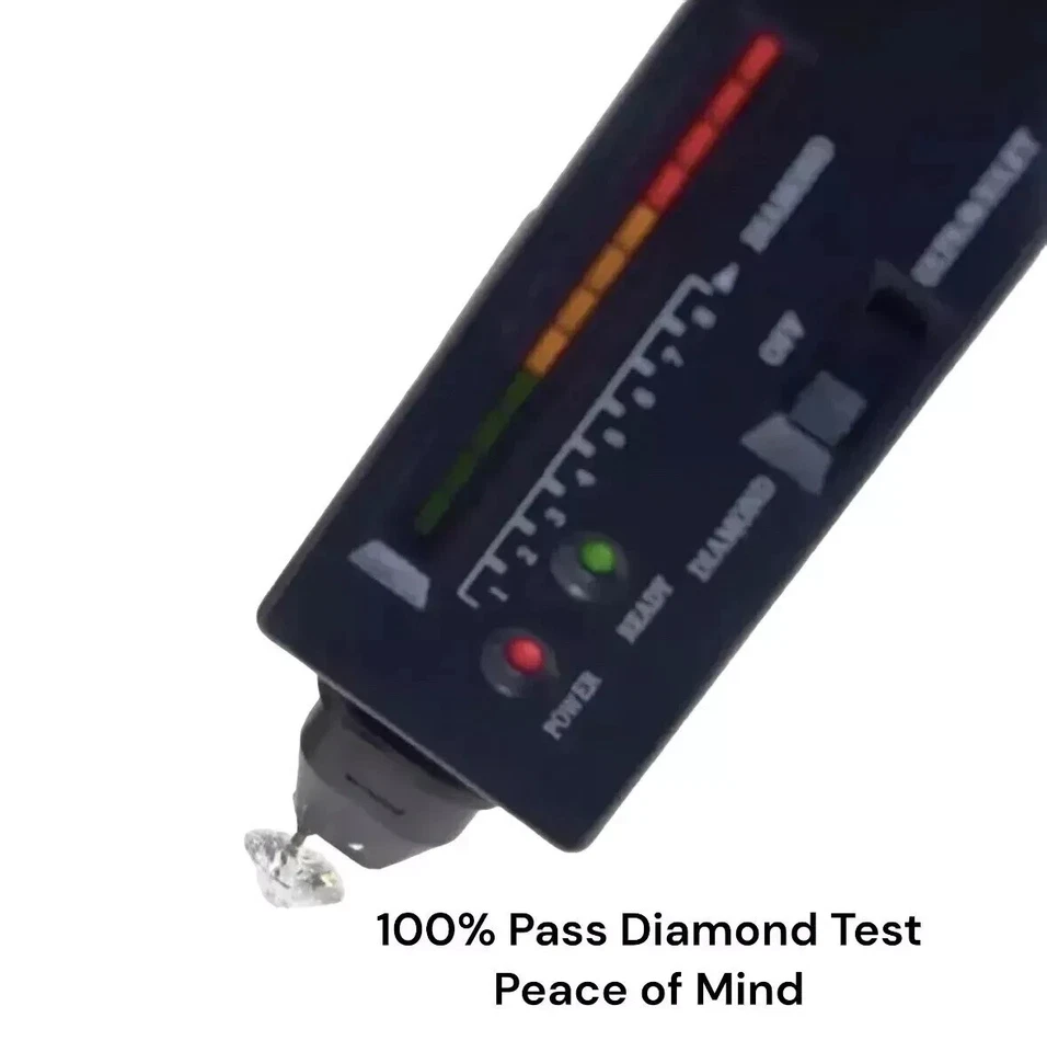 4Ct Round Cut Lab-Created Sapphire Station Necklace in 14K White Gold over 925 - Image 4 of 4