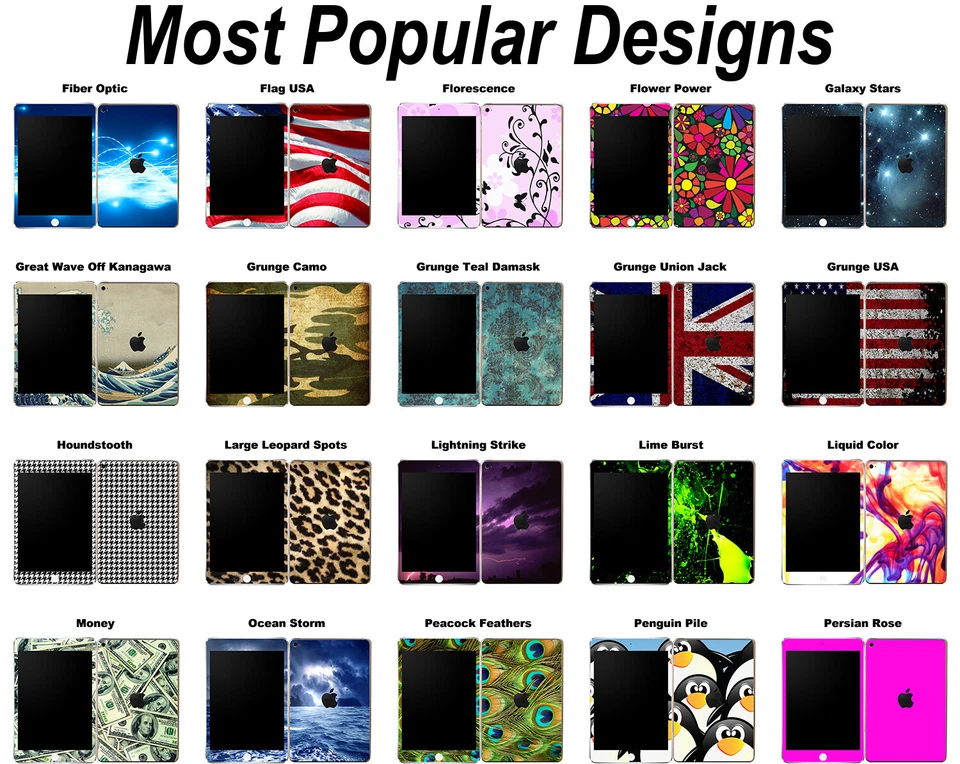 Custom Vinyl Skin / Decal Design for the Apple iPad Mini 4 A1550 Free Shipping! - Image 4 of 4