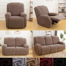 Jacquard Recliner Sofa Covers Stretch Protector Armchair Covers 1/2/3 Seater