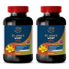 Siberian Ginseng - ST. JOHN'S WORT EXTRACT -  Pure Ingredients - 2 Bot 120 Ct