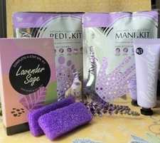 AVRY BEAUTY MANI & PEDI KIT ALL-IN-ONE TREATMENT PLUS FREE FAST SHIPPING