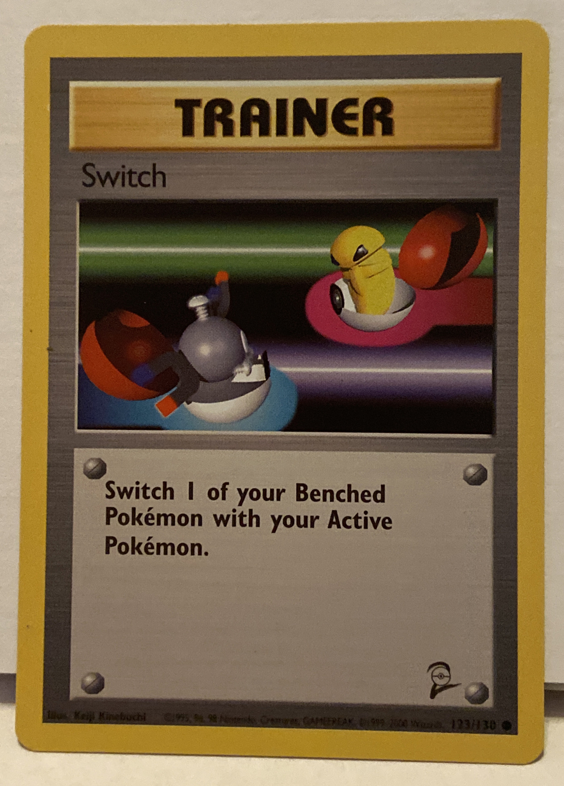 Switch 95/102 Base Set 2 Trainer 1999 Vintage WOTC Pokemon Card NM