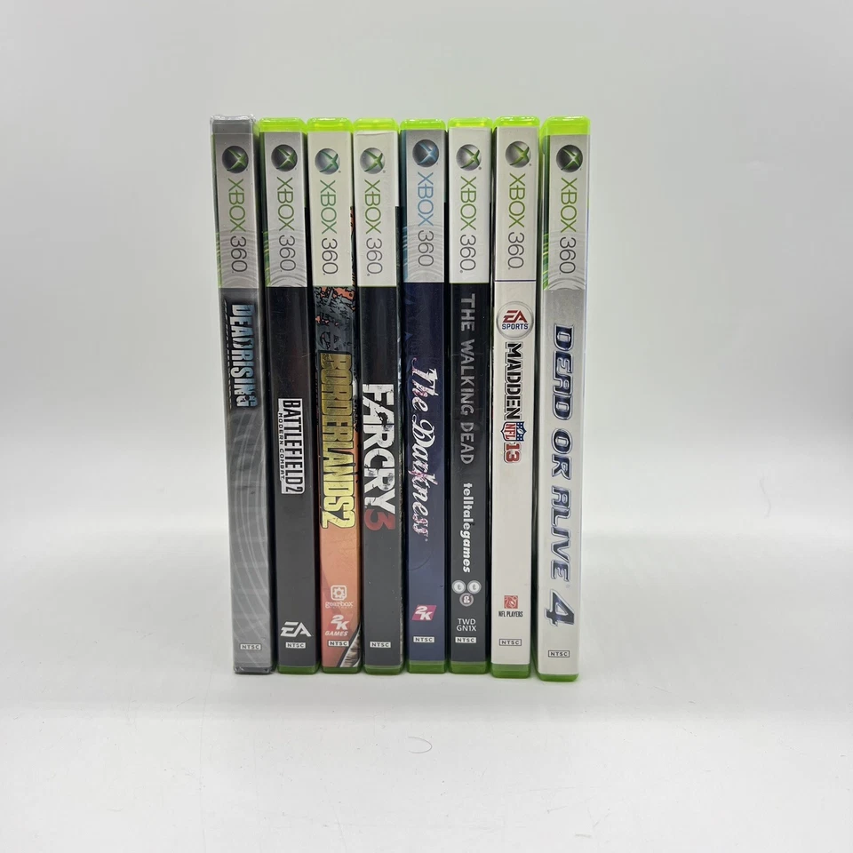 Paquete de juegos Xbox 360 lote de 8 Deadrising Darkness Walking Dead y más todos en caja original Foto 2 de 4