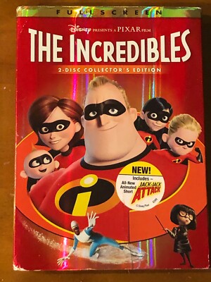 The Incredibles Dvd 2 Disc Set Fullscreen Collectors Edition Ebay The Incredibles Dvd 2 Disc Set Fullscreen Collectors Edition Ebay