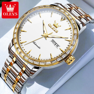 OLEVS New Luxury Men's Watches Automatic Watch Waterproof Luminous Wristwatches
