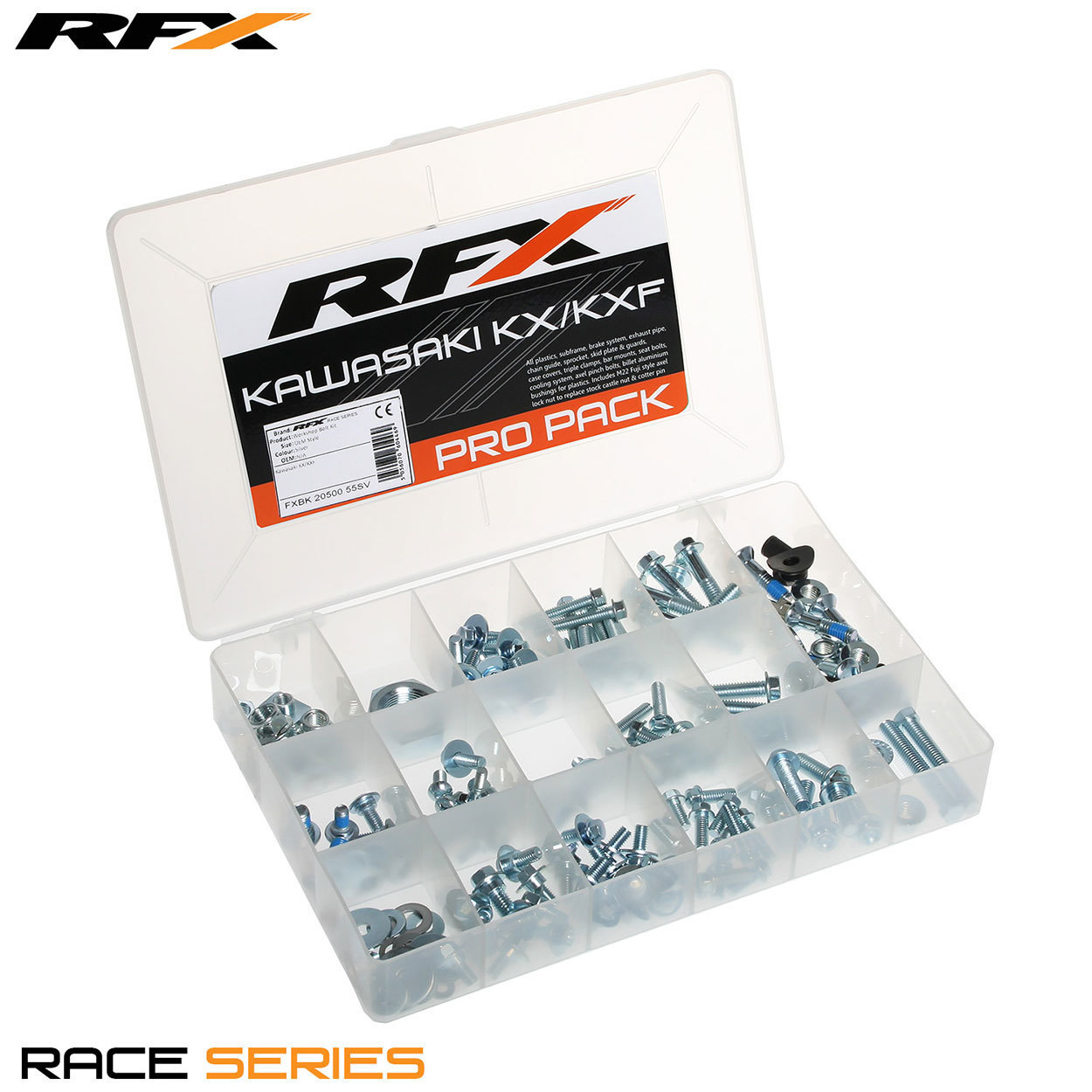 RFX Race Series Pro Bolt Pack (OEM Style) Kawasaki KX/KXF