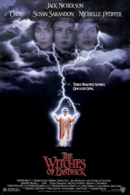 the WITCHES OF EASTWICK classic movie poster 1987 CHER susan sarandon 20x30