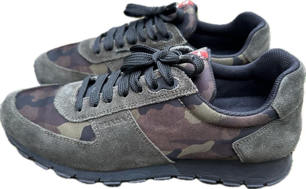 💫PRADA💫 Matchrace Sneakers (4E2700) Camouflage Size U.K 💫PRADA💫 Matchrace Sneakers (4E2700) Camouflage Size U.K