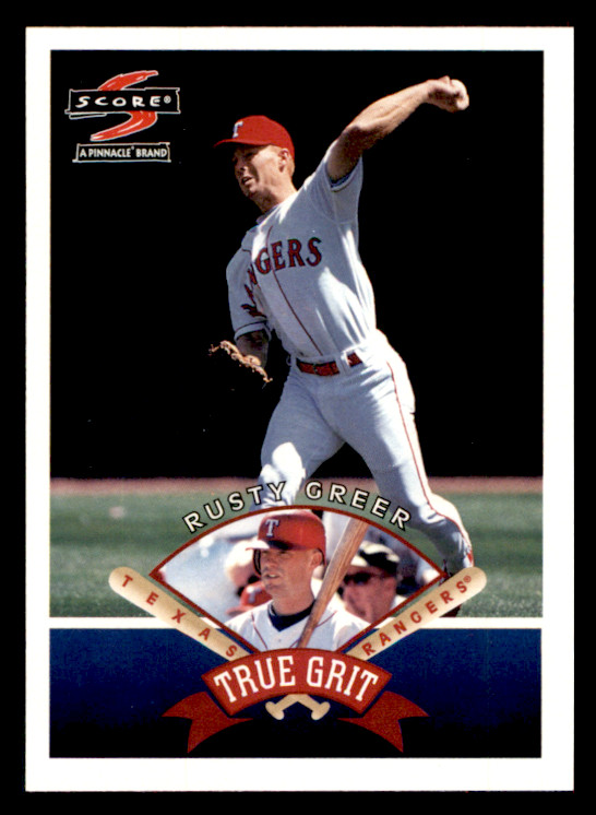 1997 Score Rusty Greer    TG #534 Texas Rangers