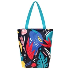 Wrapables Carryall Shopping Travel Tote Bag with Durable Ripstop Polyester